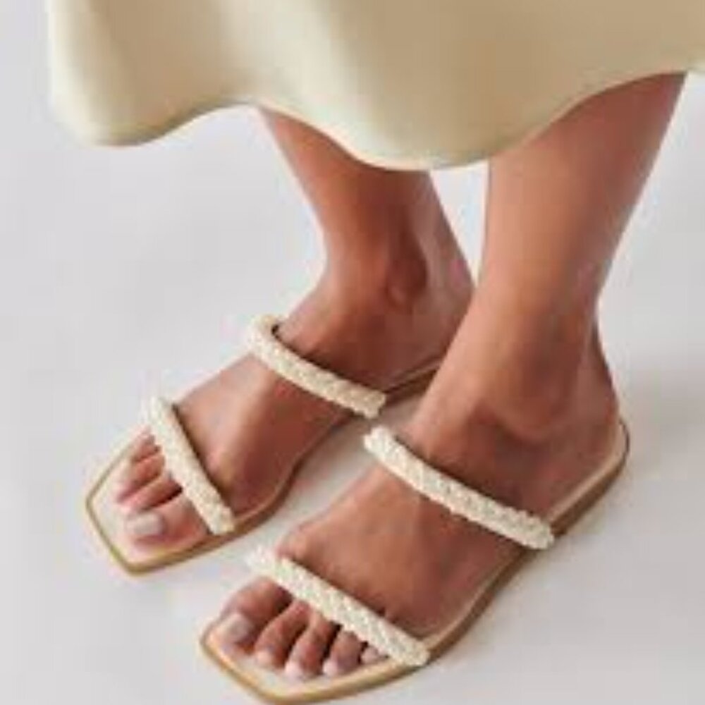 Dolce Vita Ivee Women's Sandals - Size 8.5 - Vanilla - Gently Used
